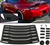 16-20 Chevy Camaro IKON Rear Window Louvers Cover Sun Shade ABS