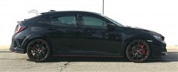 17-18 HONDA CIVIC 5DR SIDE DOOR WINDOW VISOR RAIN GUARD ABS