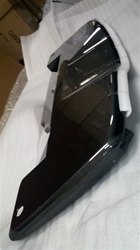 Evo 8/9 jdm bumper rear diffuser vortex style carbon fiber