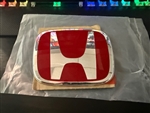 Red H Emblem  for 2012-15 type R / mugen style grill